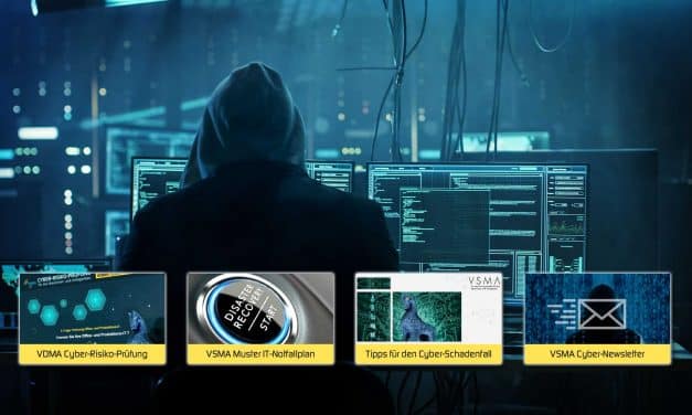 Hilfe gegen Hacker? Neue Initiative von VDMA e. V. und VSMA GmbH bietet kostenlose Arbeitshilfen für VDMA Mitgliedsunternehmen